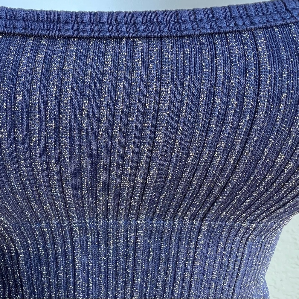Urban Outfitters Out from Under Navy blue  Sparkle top - Picture 4 of 5